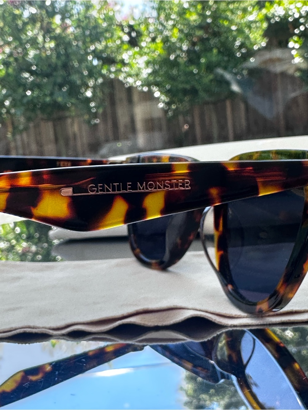 GENTLE MONSTER TETE 033 Cat-eye Frame Acetate Sunglasses - Picture 5 of 8